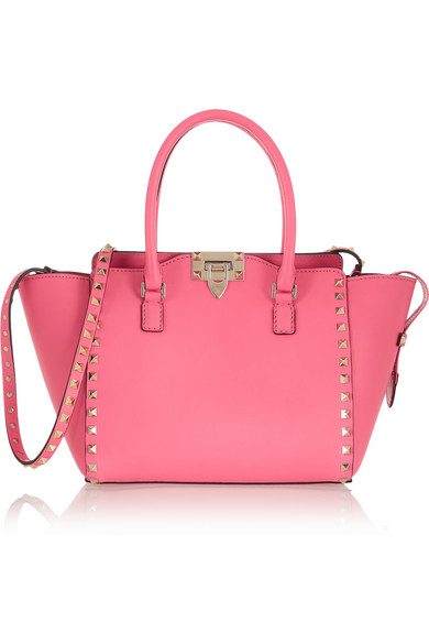 Bomb Product of the Day: The Rockstud Small Leather Trapeze Bag