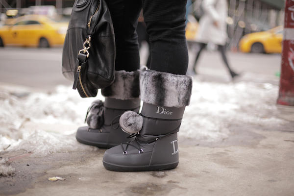 Snow Chic Alert: Dior Polaire Moon Boots