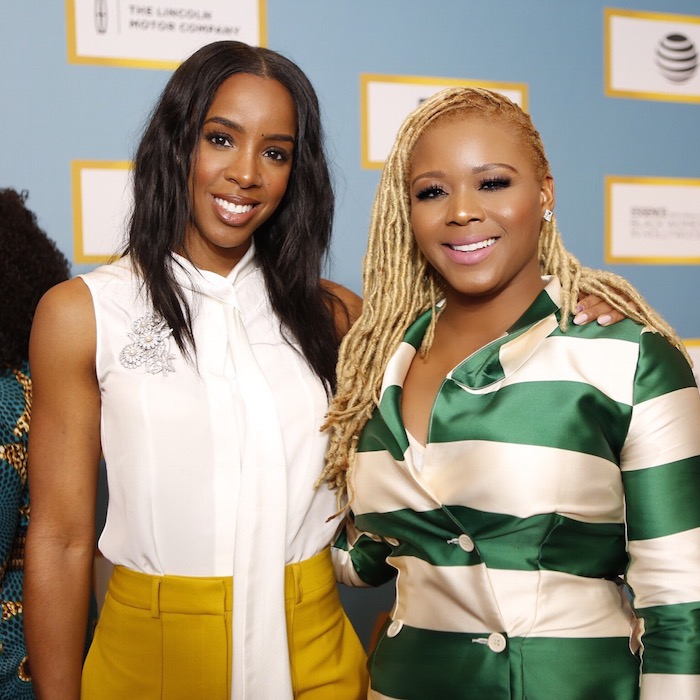 kelly rowland claire sulmers The 9th Annual ESSENCE Black Women in Hollywood Awards Luncheon with Colgate Optic White as Part of their Designer Smile Squad