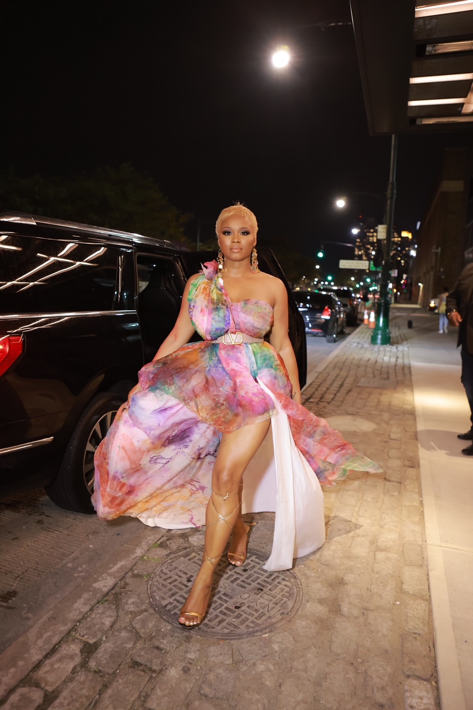 The Bomb Life The 2021 Studio Museum of Harlem Gala in Bree Original Designs Rainbow Gown photo