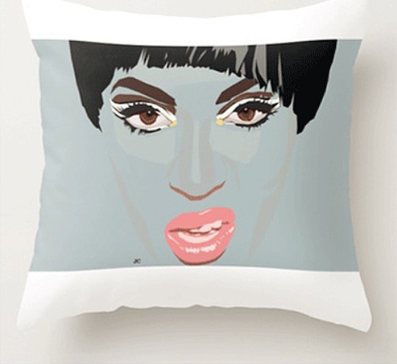 Luxe Color Beyonce, Diana Ross, and TK Throw Pillows