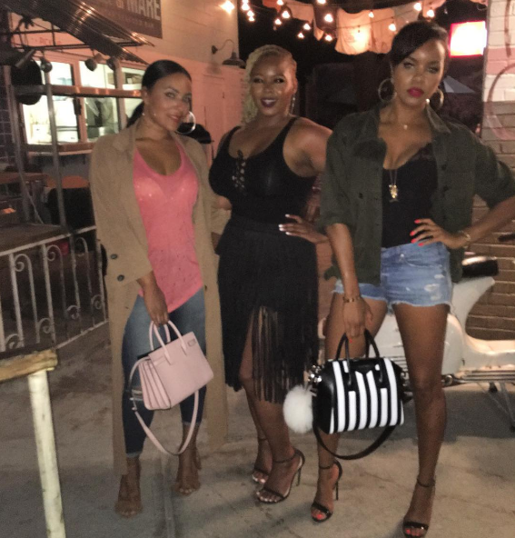 claire sulmers fashion bomb daily Dinner with Eudoxie and Letoya Luckett + Partying with Amber Rose at Gold Room Wearing a Topshop Lace Up Bodysuit and Zara Fringed Skirt
