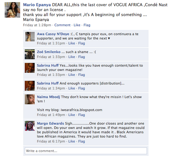 mario epanya no to license conde nast Vogue-Africa-Facebook