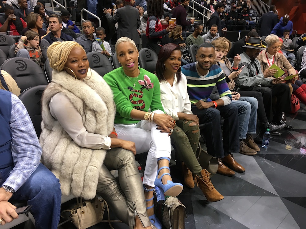 Claire's Life: At the Atlanta Hawks Game with Kim Blackwell, Kandi Tucker, and Don Juan + Gucci Mane Proposes to Keyshia Ka'oir Toya Wright's Launch at Cru