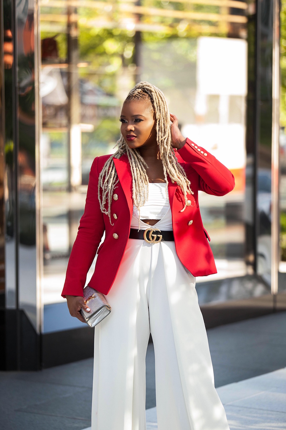7-claire-sulmers-fashion-bomb-daily-how-to-wear-a-red-balmain-blazer-a-quick-note-about-respect-fashion-bomb-daily