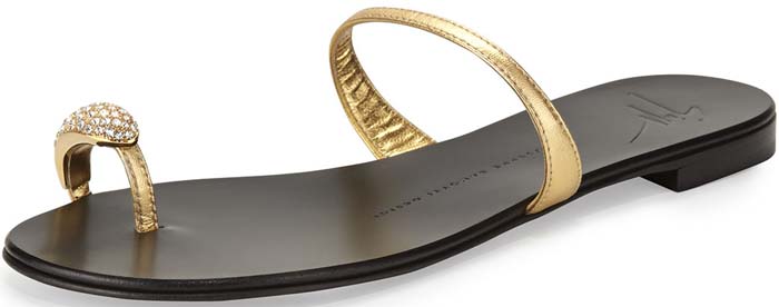 giuseppe-zanotti-metallic-crystal-toe-ring-sandal