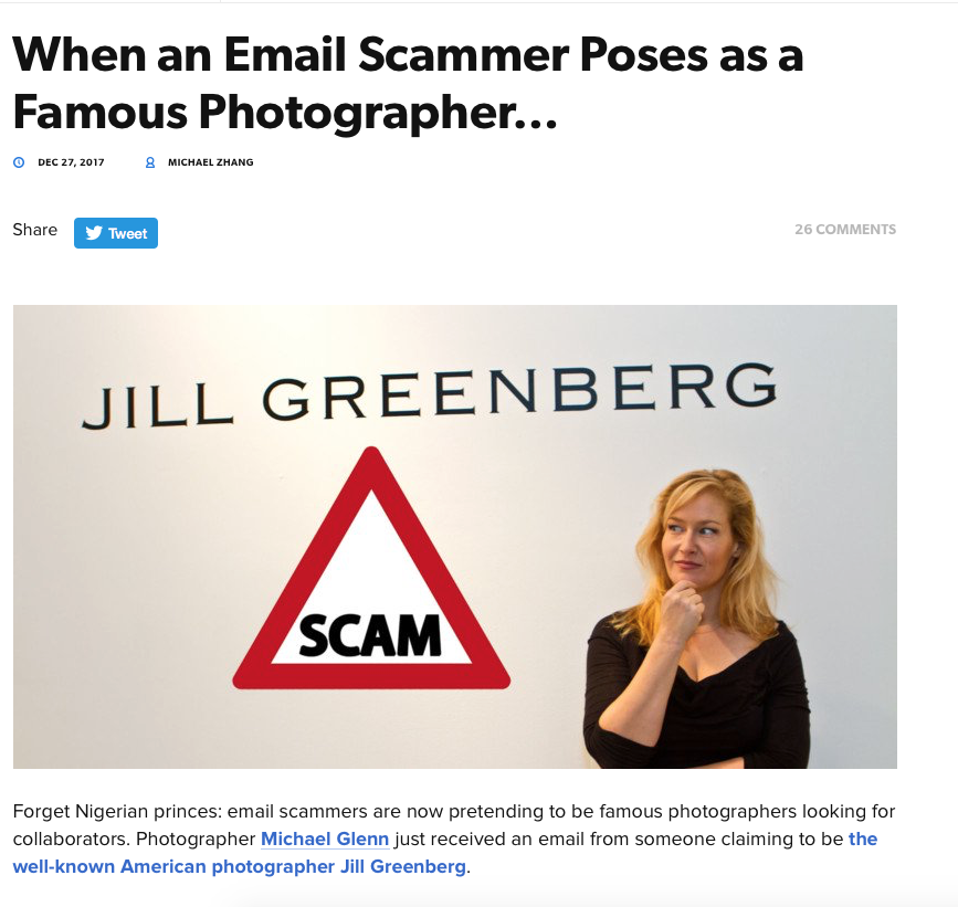 Don't Fall for This Scam (I Almost Did!): Email Alleging be David LaChapelle for Puma, Annie Leibovitz for Adidas, Jill Greenberg, etc – THE BOMB LIFE