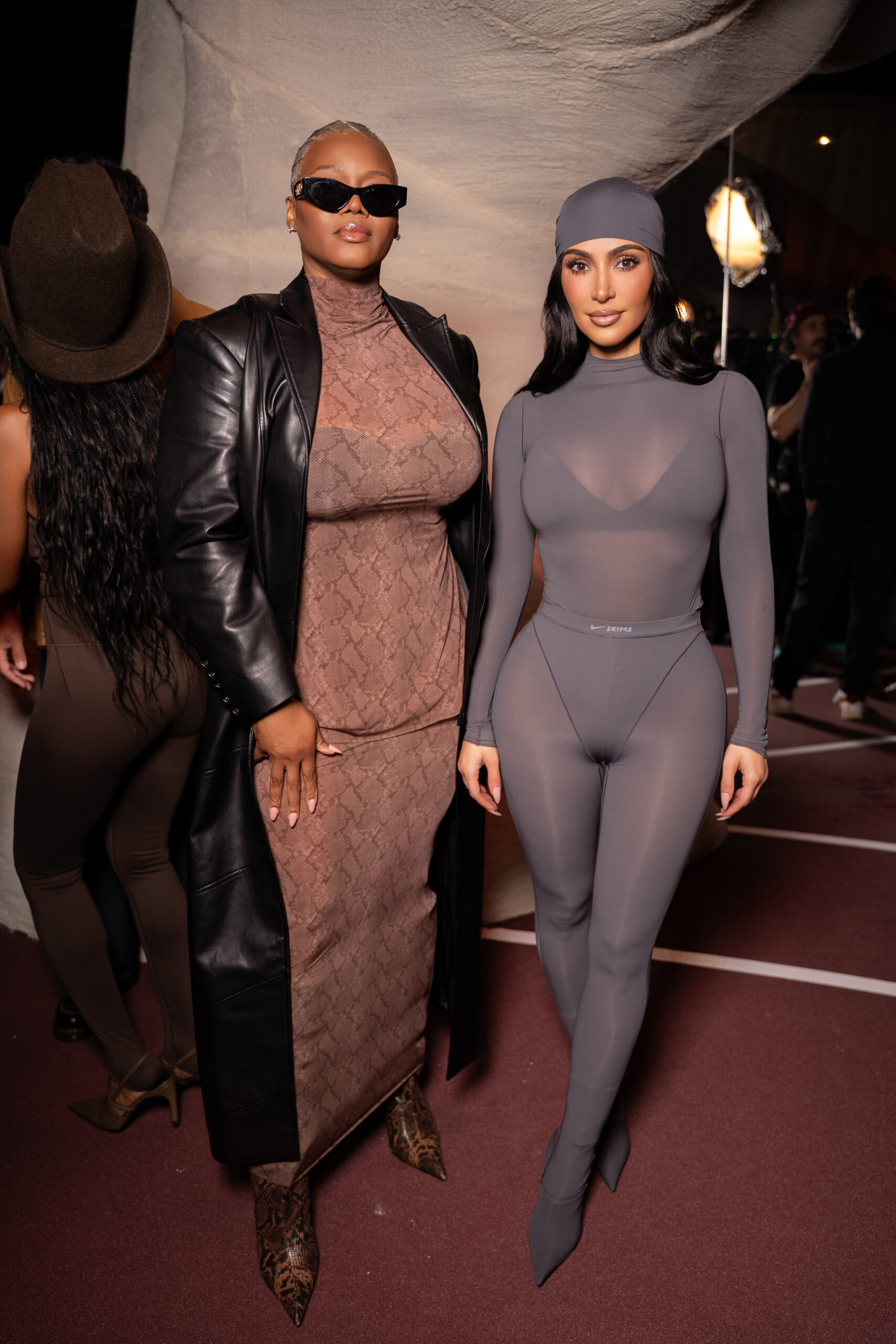 Claire's Life: Kim Kardashian, Khloe Kardashian, Kris Jenner, Serena  Williams, Latto, Teyana Taylor, and more Attend Nike x Skims Launch Party  in New York, image size:1707x2560